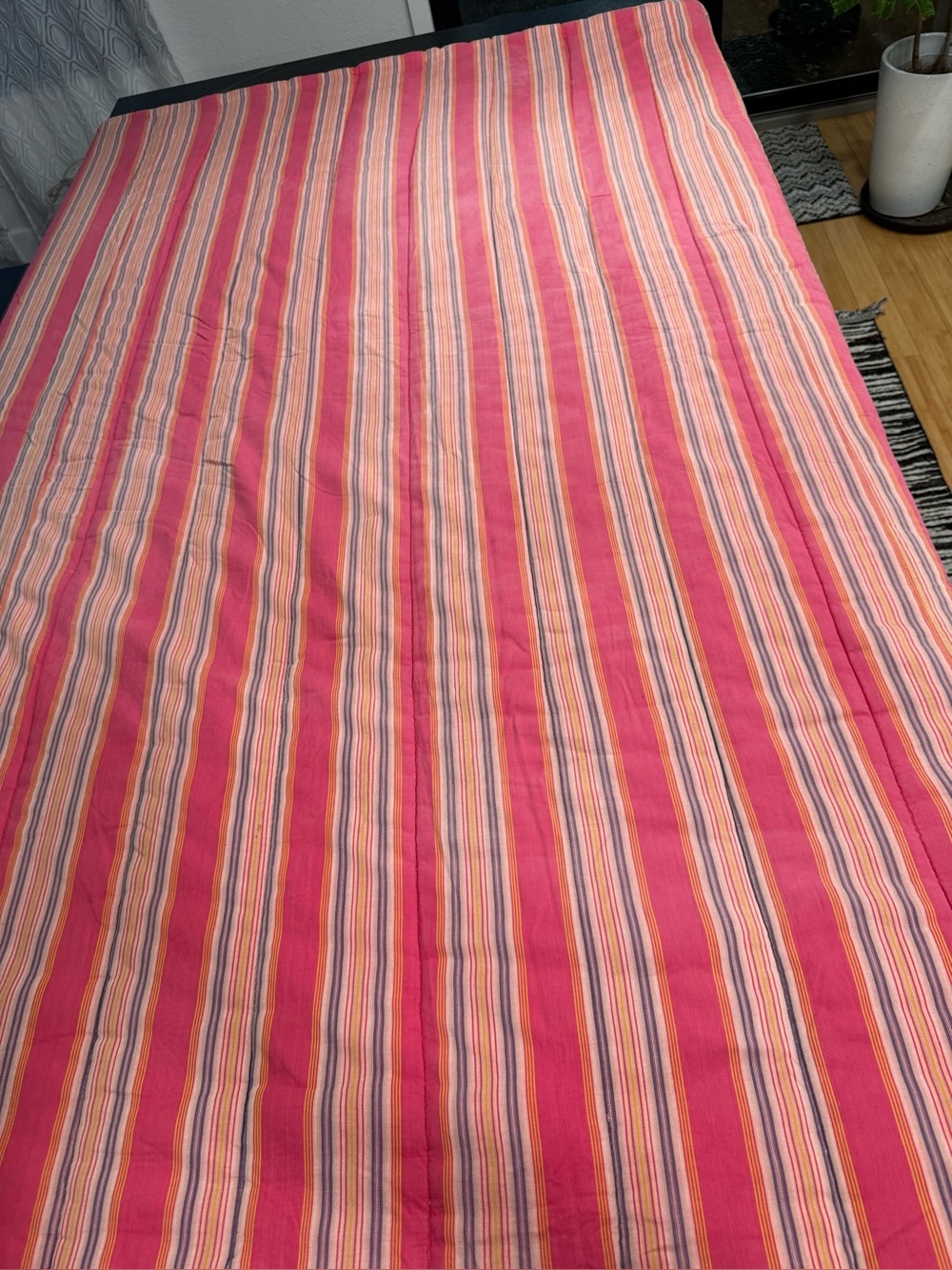 Vintage Ralph Lauren Full/Queen Striped Cotton Comforter